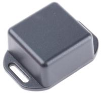 1551mflbk Hammond 1551 Series Black ABS Enclosure, IP54, Flanged, Black Lid, 35 x 35 x 20mm