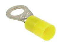 178-7263 RS PRO Insulated Ring Terminal, 6.5mm Stud Size, 2.5mm² to 6mm² Wire Size, Yellow