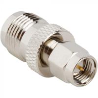 242124 Amphenol RF Coaxial Adapter SMA Plug to TNC Jack
