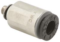 3101-04-09 Legris LF3000 Series Straight Threaded Adaptor, M3 Male to Push In 4 mm, Threaded-to-Tube Connection Style
