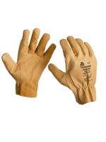 1559-bh-bei-t8 GUYARD 1559 BH BEI Yellow Unlined Leather Glove, Size 8