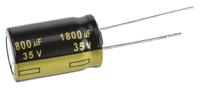 eeufm1v182 Panasonic 1800μF Aluminium Electrolytic Capacitor 35V dc, Radial, Through Hole - EEUFM1V182