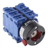 chr10a216gba001ft Kraus & Naimer, 3P 3 Position 60° Double Throw Cam Switch, 20A