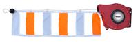 174-5928 RS PRO Orange, White Steel Retractable Barrier, 15m, White/Orange Tape
