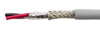 78322-sl005 Alpha Wire Ecogen Ecocable Mini Control Cable, 2 Cores, 0.24 mm² 24 AWG, Screened, 30 m, Grey Modified Polyphenylene