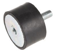 171-2609 RS PRO M10 Anti Vibration Mount, Male to Female Bobbin with 186.12kg Compression Load