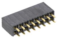 ssw-108-01-g-d Samtec SSW Series Straight Through Hole Mount PCB Socket, 16-Contact, 2-Row, 2.54mm Pitch, Solder Termination