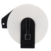 dk-11201 Brother White Black Print Label Roll, 90mm Width, 29mm Height, 400Per Roll Qty