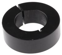 046101025 Huco Shaft Collar, One Piece, Clamp Screw, Bore 25mm, OD 45mm, W 15mm, Steel