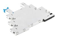 93210024 Finder 93 5 Pin 12V ac/dc DIN Rail Relay Socket, for use with 34.51 Series Relay