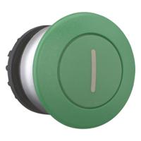 216722-m22-dp-g-x1 Eaton RMQ Titan M22 Series Green Momentary Push Button, 22mm Cutout, IP67