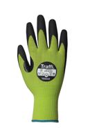 tg5240-08 Traffi Green High Performance Polyethylene, Glass/Nylon, Elastane, Polyester Nitrile, Nylon Cut Resistant Gloves, Size