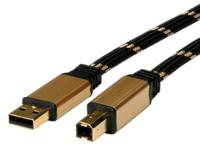 11028805-5 Roline USB 2.0, Male USB A to Male USB B, 4.5m