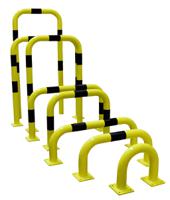 174-5897 RS PRO Black & Yellow Steel Protection Barrier