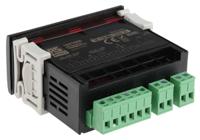 124-1060 RS PRO Panel Mount On/Off Temperature Controller, 77 x 35mm 1 Input, 2 Output Relay, SSR, 24 V ac Supply Voltage