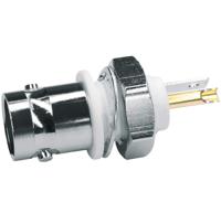 j01001a0043 Telegartner, Jack Panel Mount BNC Connector, 50Ω, Solder Termination, Straight Body