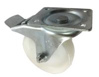 422nyswb Flexello Braked Swivel Castor Wheel, 250kg Capacity, 100mm Wheel