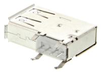 614004134726 Wurth Elektronik Right Angle, Through Hole, Socket Type A 2.0 USB Connector