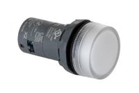 1sfa619403r5028-cl2-502c ABB, Panel Mount White LED Pilot Light, 22mm Cutout, IP66, IP67, IP69K, IP20, Round, 24V