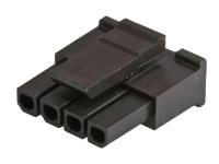 43645-0400 Molex, Micro-Fit Female Crimp Connector Housing, 3mm Pitch, 4 Way, 1 Row