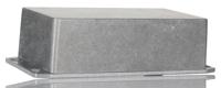 1590wp1fl Hammond 1590 Series Natural Die Cast Aluminium Enclosure, IP65, Flanged, Natural Lid, 153 x 83.1 x 50.4mm