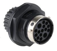 tn7s16-0213s1l-192900-0508 ITT Cannon Circular Connector, 15 Contacts, Panel, Standard Connector, Socket, Female, IP67, Trident Neptune Series