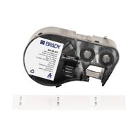 m4-89-427 Brady B-427 on Black on White, Transparent Label, 12.70 mm Width, 12.70mm Label Width
