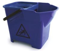 790-6867 14L Plastic Blue Mop Bucket With Handle