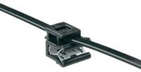150-40591-t50rosec5a-pa66hspa66hirhs-bk HellermannTyton Cable Tie, 200mm x 4.6 mm, Black Polyamide 6.6 (PA66), Pk-100
