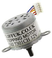 fmj7301ch Cliff Electronics Stepper Motor, 40mNm Torque, 12 V, 5.625 °, 11.25 °, 3mm Shaft