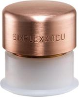 ha3804040 Halder Round Solid Copper Replacement Mallet Face 325g With Replaceable Face