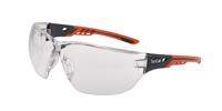 nessppsi Bolle Safety NESS+ Anti-Mist UV Safety Glasses, Clear Polycarbonate Lens