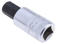 03050014 STAHLWILLE 1/2 in Drive Bit Socket, Hex Bit, 14mm, 60 mm Overall Length
