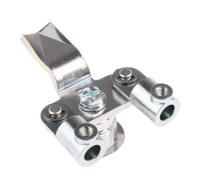 348-7078 Steinbach & Vollman Zinc Three Point Lock, 14mm Panel-to-Tongue, 20.2 x 20.2mm Cutout, Key Unlock