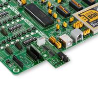 mikroe-2455 MikroElektronika Heart Rate Sensor MikroBus Click Board for MCP609, MAX6106