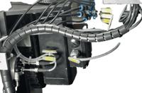 161-67100-hwppab8 HellermannTyton Spiral Wrap, I.D 8mm, 40mm Polypropylene HWPPAB Series