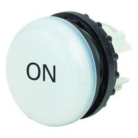 186760-m22-l-w-gb5 Eaton, M22, Panel Mount White LED Indicator, 22.5mm Cutout, IP66, IP67, IP69K, Round, 250V