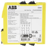 2tla010052r0400-sentry-ssr32-24vdc ABB Jokab Sentry SSR32 4 Auxiliary Contacts Safety Relay 24V dc, Dual-Channel 4 Safety Contacts