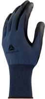 vecutd10gr09 Delta Plus VENICUTD10 Black, Blue Polyurethane Work Gloves, Size 9, Polyurethane Coating