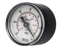 9083880 WIKA G 1/4 Analogue Pressure Gauge 0bar Back Entry 63mm Outside Diameter