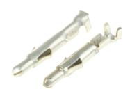 350690-1 TE Connectivity Universal MATE-N-LOK Series Male Crimp Terminal, 24AWG Min, 18AWG Max