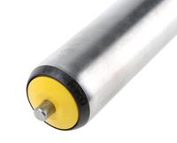 17xqnaakac-450 Interroll Stainless Steel Round Conveyor Roller Spring Loaded 50mm Dia. x 450mm L, Stainless Steel, 10mm Spindle, 480mm