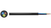 rnd-475-00066 Mains Cable PVC 3x0.75mm² 500V BLK 50M