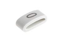 531-07851-hobs85-pvc-wh HellermannTyton HODS85 Slide On Cable Markers, Black on White, Pre-printed "0", 1.8 → 6.3mm Cable, 531-07851