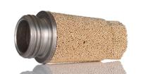 722-277 Legris 0670 Sintered Bronze 12bar Pneumatic Silencer, Threaded, G 1/8 Male