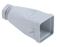 10426400 EPIC H-A Heavy Duty Power Connector Hood, 4 Contacts, PG11 Thread, Top Entry