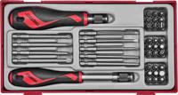 ttmdq38 Teng Tools Bits driver set 38 Pieces, Hexagon, Phillips, Slotted, Torx