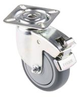 2477pjp075p40 Tente Braked Swivel Castor Wheel, 75kg Capacity, 75mm Wheel