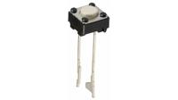 b3f-6000 Omron IP00 Ivory Plunger Tactile Switch, SPST 50 mA 6mm Through Hole