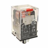 mks2pi-230vac Omron Plug In Power Relay, 230V ac Coil, 10A Switching Current, DPDT